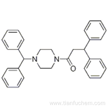 1-[4-(DiphenylMethyl)-1-piperazinyl]-3,3-diphenyl-1-propanone CAS 41332-24-5
